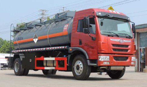 解放單橋雜項危險物品罐式運輸車(chē)圖片 解放單橋雜項危險物品罐式運輸車(chē)圖片