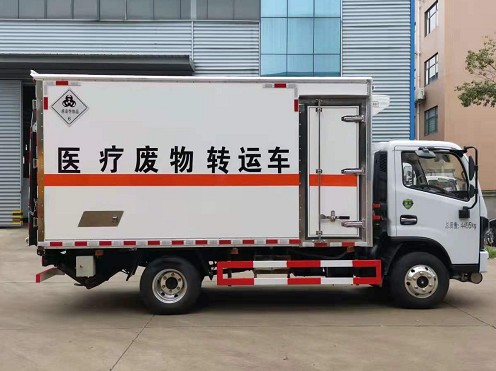 國六東風(fēng)藍牌醫療廢物轉運車(chē)圖片 國六東風(fēng)藍牌醫療廢物轉運車(chē)圖片