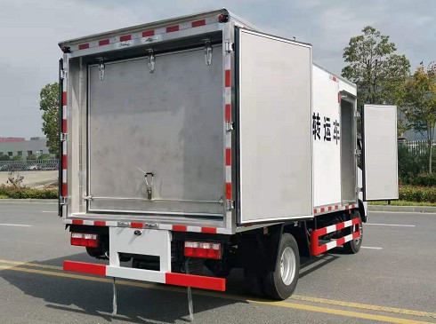 國六東風(fēng)藍牌醫療廢物轉運車(chē)圖片 國六東風(fēng)藍牌醫療廢物轉運車(chē)圖片
