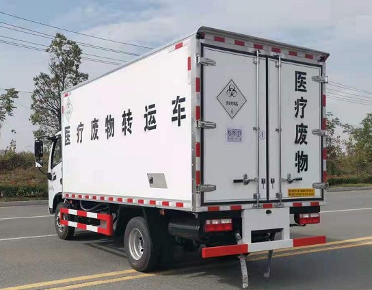 國六東風(fēng)藍牌醫療廢物轉運車(chē)圖片 國六東風(fēng)藍牌醫療廢物轉運車(chē)圖片