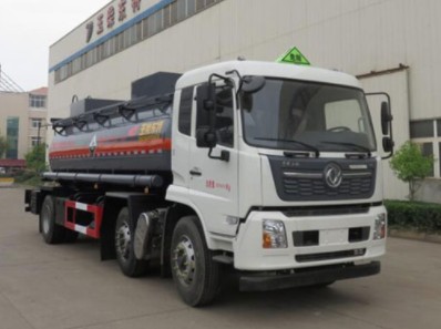 國六東風(fēng)天錦小三軸8類(lèi)腐蝕性物品罐式運輸車(chē) 國六東風(fēng)天錦小三軸8類(lèi)腐蝕性物品罐式運輸車(chē)