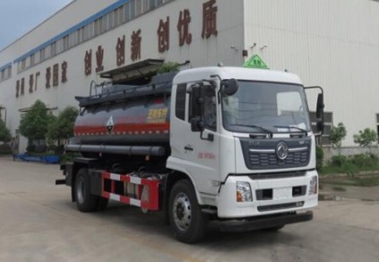 國六東風(fēng)天錦腐蝕性物品罐式運輸車(chē)圖片 國六東風(fēng)天錦腐蝕性物品罐式運輸車(chē)圖片