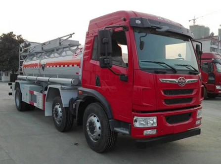 解放龍V小三軸前四后四SLS5253GFWC5V型腐蝕性物品罐式運輸車(chē) 解放龍V小三軸前四后四SLS5253GFWC5V型腐蝕性物品罐式運輸車(chē)