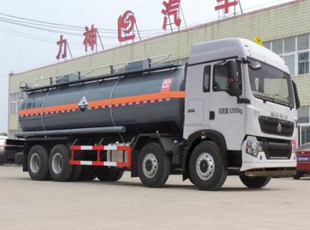 重汽豪沃SLS5322GFWZ5型腐蝕性物品罐式運輸車(chē) 重汽豪沃SLS5322GFWZ5型腐蝕性物品罐式運輸車(chē)