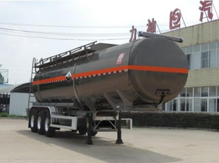 醒獅牌SLS9405GFWD型腐蝕性物品罐式運輸半掛車(chē) 醒獅牌SLS9405GFWD型腐蝕性物品罐式運輸半掛車(chē)