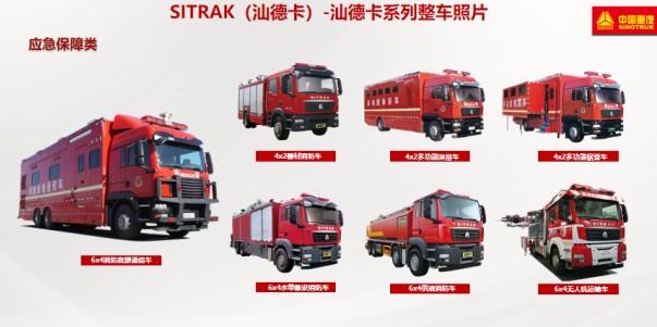 國六重汽汕德卡消防車(chē)整車(chē)圖片 國六重汽汕德卡消防車(chē)整車(chē)圖片